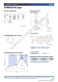 SPM6530T-100M-HZ Datasheet Page 3