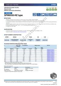 SPM6550T-150M-HZ Cover