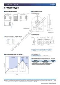 SPM6550T-2R2M Datasheet Page 3