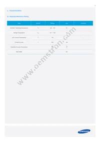 SPMWHT328FD3WAVKS0 Datasheet Page 3