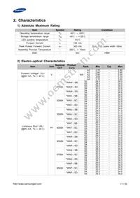 SPMWHT541MD5WAWMSC Datasheet Page 11