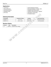 SPNY801113 Datasheet Page 3