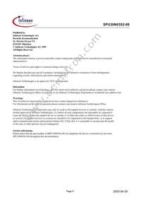 SPU30N03S2-08 Datasheet Page 8