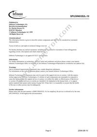 SPU30N03S2L-10 Datasheet Page 8