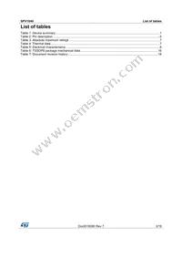 SPV1040TTR Datasheet Page 3