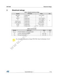 SPV1040TTR Datasheet Page 7