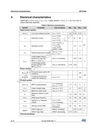 SPV1040TTR Datasheet Page 8