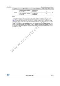 SPV1040TTR Datasheet Page 9