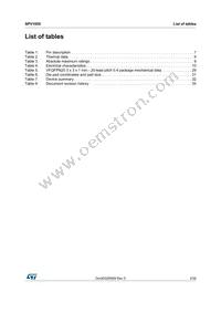 SPV1050TTR Datasheet Page 3
