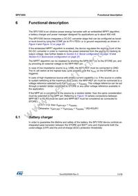 SPV1050TTR Datasheet Page 13