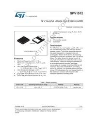 SPV1512N Datasheet Cover