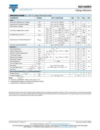 SQ1440EH-T1_GE3 Datasheet Page 2