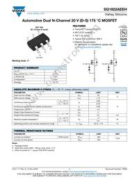 SQ1922AEEH-T1_GE3 Datasheet Cover