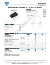SQ1922EEH-T1_GE3 Datasheet Cover