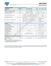 SQ2319ADS-T1_GE3 Datasheet Page 2