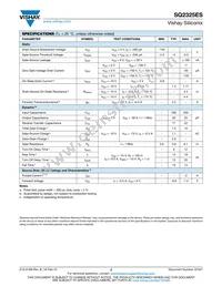 SQ2325ES-T1_GE3 Datasheet Page 2