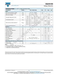 SQ2351ES-T1_GE3 Datasheet Page 2
