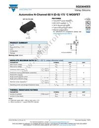 SQ2364EES-T1_GE3 Datasheet Cover