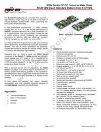 SQ24S03150-NS00 Datasheet Cover