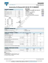 SQ3460EV-T1_GE3 Datasheet Cover