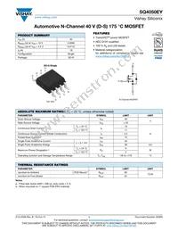SQ4050EY-T1_GE3 Datasheet Cover