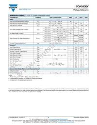 SQ4050EY-T1_GE3 Datasheet Page 2