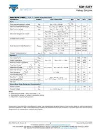 SQ4153EY-T1_GE3 Datasheet Page 2