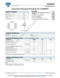 SQ4840EY-T1_GE3 Datasheet Cover