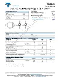 SQ4920EY-T1_GE3 Datasheet Cover