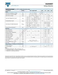 SQ4920EY-T1_GE3 Datasheet Page 2