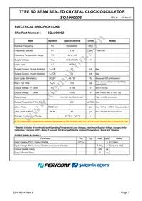 SQA000002 Datasheet Page 3