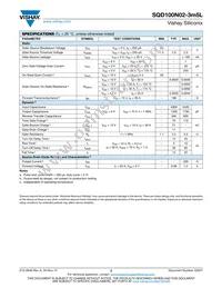 SQD100N02-3M5L_GE3 Datasheet Page 2