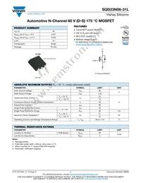 SQD23N06-31L_GE3 Datasheet Cover