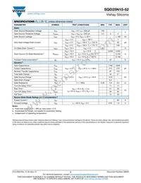 SQD25N15-52_GE3 Datasheet Page 2