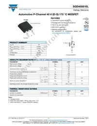 SQD40081EL_GE3 Datasheet Cover