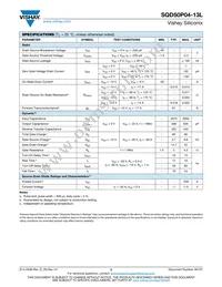 SQD50P04-13L_GE3 Datasheet Page 2