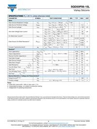 SQD50P06-15L_GE3 Datasheet Page 2