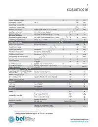SQE48T40015-NDCKG Datasheet Page 3