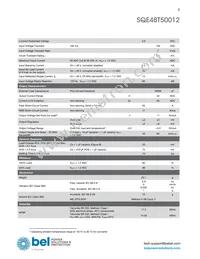 SQE48T50012-NDBKG Datasheet Page 3