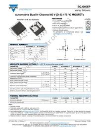 SQJ260EP-T1_GE3 Datasheet Cover