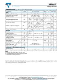 SQJ402EP-T1_GE3 Datasheet Page 2