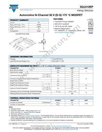 SQJ410EP-T1_GE3 Datasheet Cover