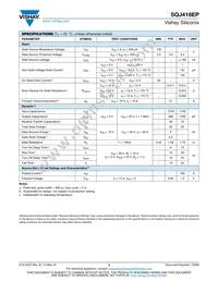 SQJ418EP-T1_GE3 Datasheet Page 2