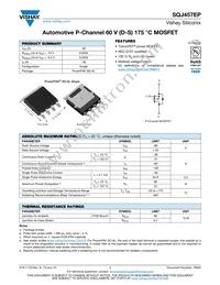 SQJ457EP-T1_GE3 Datasheet Cover