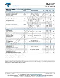 SQJ912BEP-T1_GE3 Datasheet Page 2