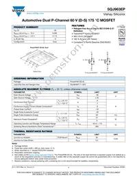 SQJ963EP-T1_GE3 Datasheet Cover