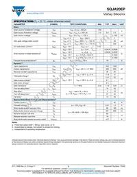 SQJA20EP-T1_GE3 Datasheet Page 2