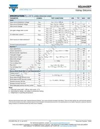 SQJA42EP-T1_GE3 Datasheet Page 2