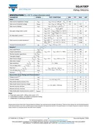 SQJA70EP-T1_GE3 Datasheet Page 2