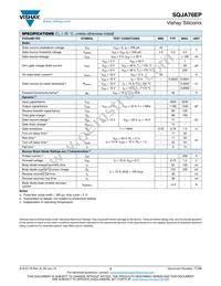 SQJA76EP-T1_GE3 Datasheet Page 2